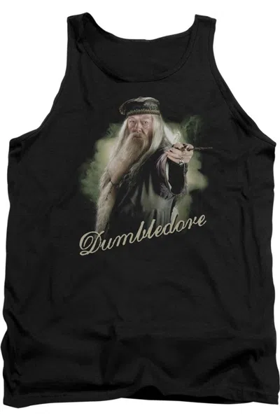 Gildan Harry Potter Dumbledore Wand Adult Tank Top In Blue