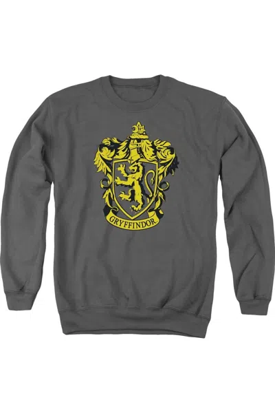 Gildan Harry Potter Gryffindor Crest Adult Crewneck Sweatshirt In Gray