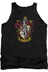 Gildan Harry Potter Gryffindor Crest Adult Tank Top In Black