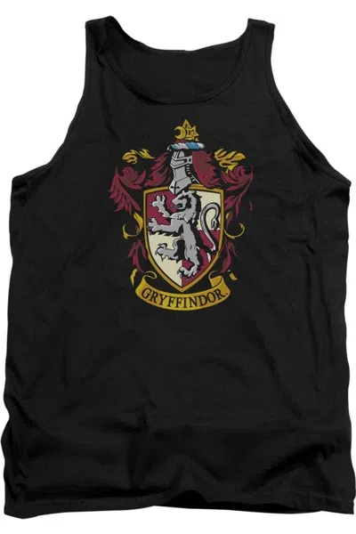 Gildan Harry Potter Gryffindor Crest Adult Tank Top In Black