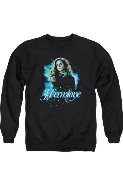 Gildan Harry Potter Hermione Ready Adult Crewneck Sweatshirt In Black