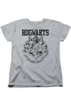 Gildan Harry Potter Hogwarts Athletic Short Sleeve Womens Tee / T-shirt In Multi