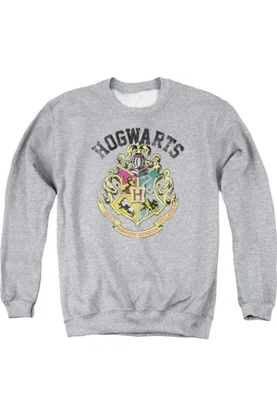 Gildan Harry Potter Hogwarts Crest Adult Crewneck Sweatshirt In Multi
