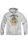 Gildan Harry Potter Hogwarts Crest Adult Pull Over Hoodie / Hooded Sweatshirt In Multi