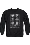 Gildan Harry Potter Horcrux Symbols Adult Crewneck Sweatshirt In Black