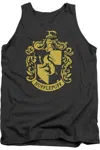 Gildan Harry Potter Hufflepuff Crest Adult Tank Top In Pink
