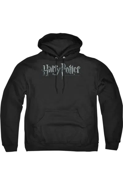 Gildan Harry Potter Logo Adult Pull Over Hoodie / Hooded Sweatshirt In Black