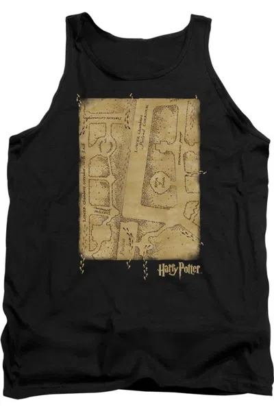 Gildan Harry Potter Marauders Map Interior Adult Tank Top In Black