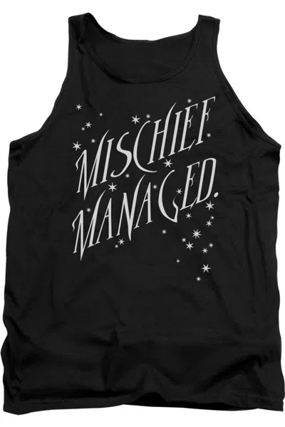 Gildan Harry Potter Mischief Managed 4 Adult Tank Top In Black