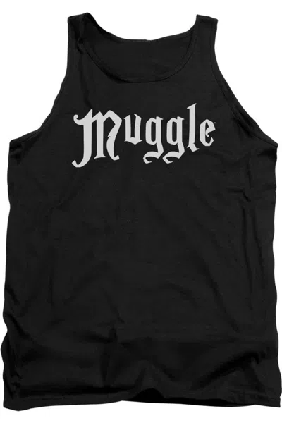 Gildan Harry Potter Muggle Adult Tank Top In Black