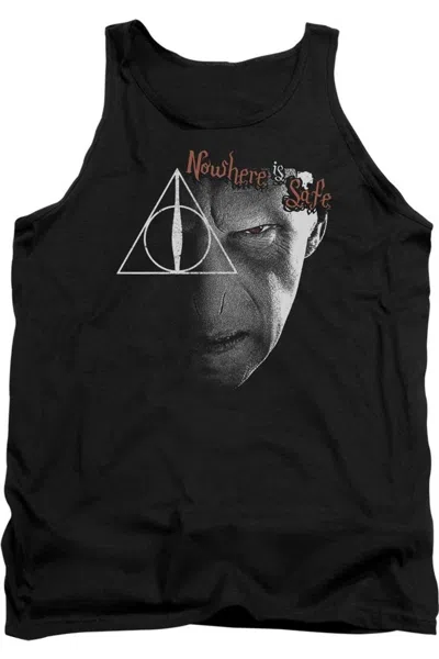 Gildan Harry Potter Nowhere Is Safe Adult Tank Top In Black