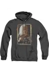 Gildan Harry Potter Olivander Adult Heather Hoodie / Hooded Sweatshirt In Black