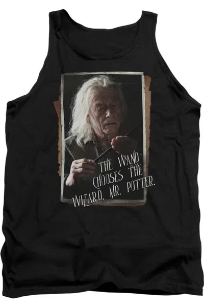 Gildan Harry Potter Olivander Adult Tank Top In Black