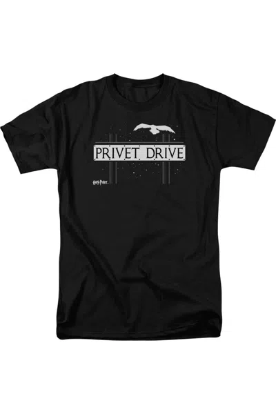 Gildan Harry Potter Privet Drive Short Sleeve Adult Tee / T-shirt In Black