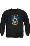Gildan Harry Potter Ravenclaw Crest Adult Crewneck Sweatshirt In Black
