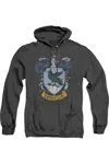 Gildan Harry Potter Ravenclaw Crest Adult Heather Hoodie / Hooded Sweatshirt In Black