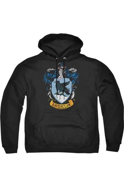 Gildan Harry Potter Ravenclaw Crest Adult Pull Over Hoodie / Hooded Sweatshirt In Black