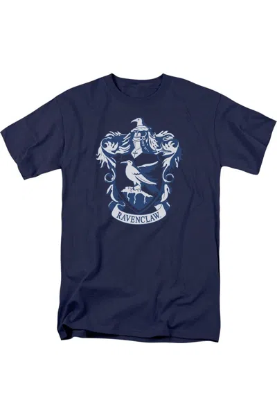Gildan Harry Potter Ravenclaw Crest Short Sleeve Adult Tee / T-shirt In Blue