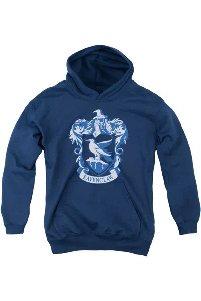 Gildan Kids' Harry Potter Ravenclaw Crest Youth Pull Over Hoodie / Hooded Sweatshirt In Blue