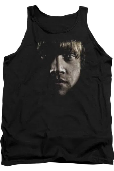 Gildan Harry Potter Ron Poster Head Adult Tank Top In Black
