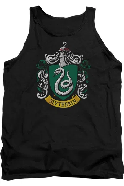Gildan Harry Potter Slytherin Crest Adult Tank Top In Black