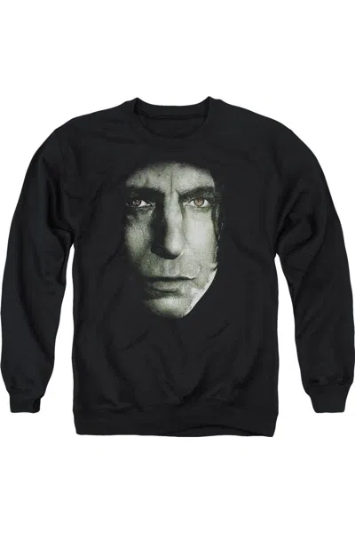 Gildan Harry Potter Snape Head Adult Crewneck Sweatshirt In Black