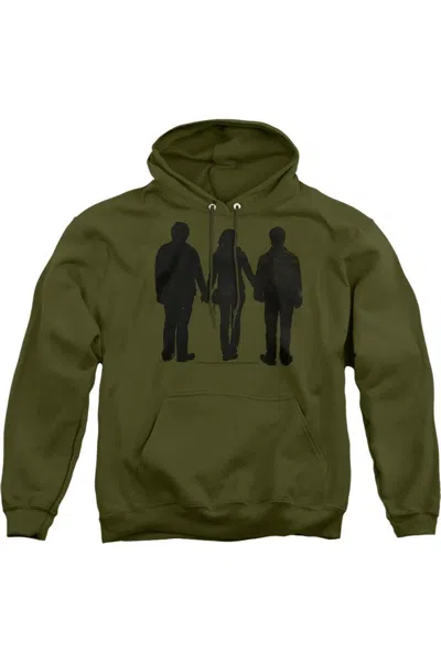 Gildan Harry Potter Three Stand Alone Adult Pull Over Hoodie / Hooded Sweatshirt In Green