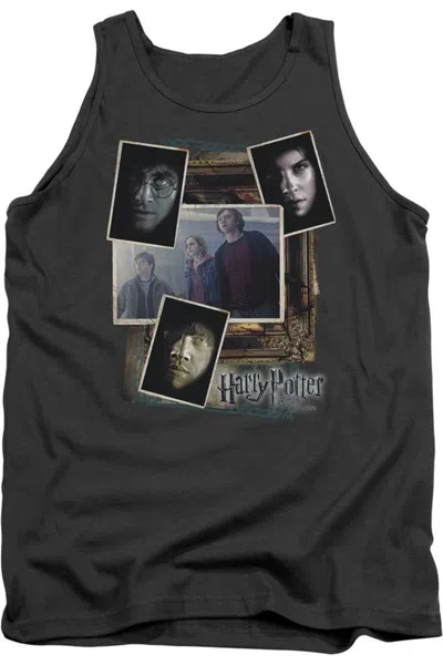 Gildan Harry Potter Trio Collage Adult Tank Top In Black
