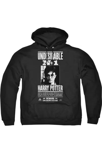 Gildan Harry Potter Undesirable No 1 Adult Pull Over Hoodie / Hooded Sweatshirt In Black