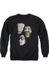 Gildan Harry Potter Villian Heads Adult Crewneck Sweatshirt In Black