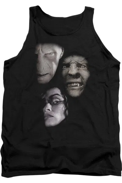 Gildan Harry Potter Villian Heads Adult Tank Top In Black