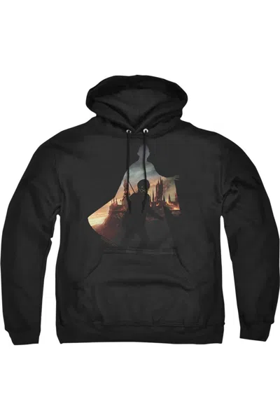Gildan Harry Potter Voldemort Looms Adult Pull Over Hoodie / Hooded Sweatshirt In Black