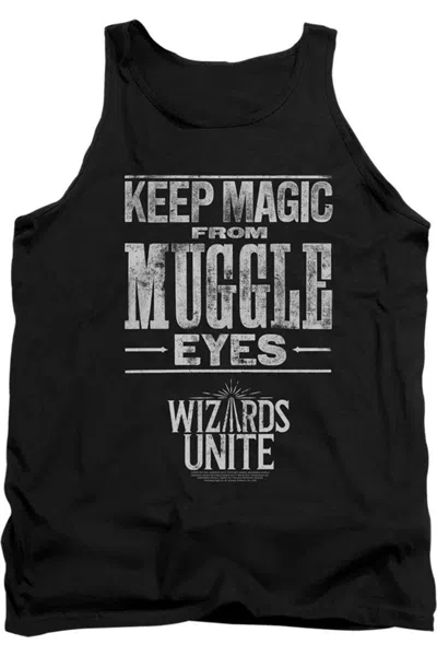 Gildan Harry Potter Wizards Unite Hidden Magic Adult Tank Top In Black
