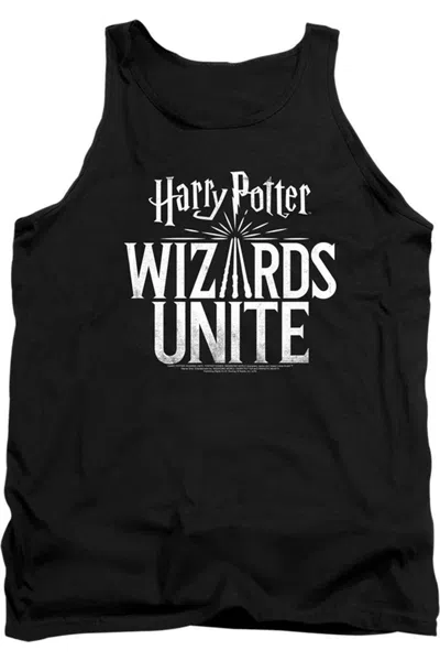 Gildan Harry Potter Wizards Unite Wizards Unite Logo Adult Tank Top In Black