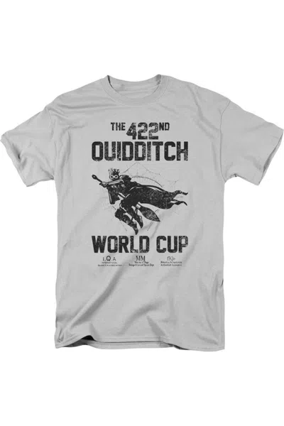 Gildan Harry Potter World Cup Short Sleeve Adult Tee / T-shirt In Silver