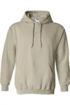 Gildan Heavy Blend Adult Unisex Hooded Sweatshirt/hoodie In Beige