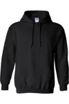 Gildan Heavy Blend Adult Unisex Hooded Sweatshirt/hoodie In Black
