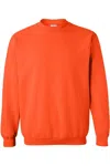 Gildan Heavy Blend Crewneck Sweatshirt In Orange