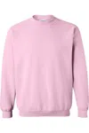 Gildan Heavy Blend Crewneck Sweatshirt In Pink