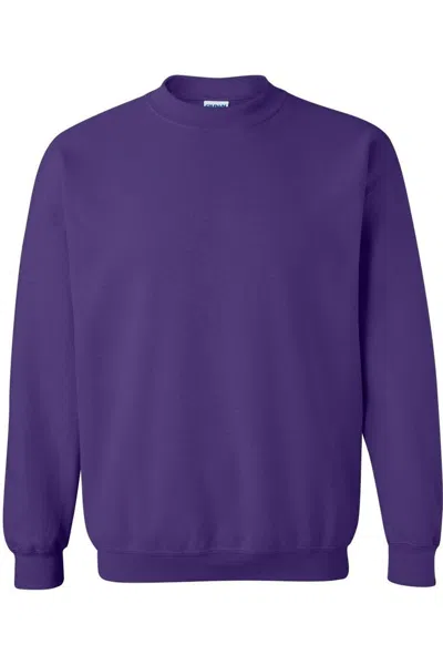 Gildan Heavy Blend Crewneck Sweatshirt In Purple
