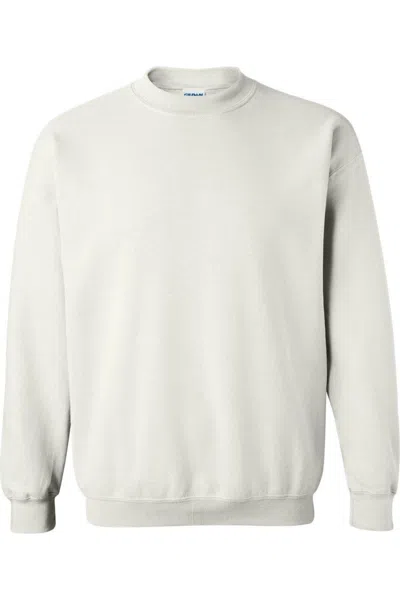 Gildan Heavy Blend Crewneck Sweatshirt In White