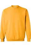 Gildan Heavy Blend Unisex Adult Crewneck Sweatshirt In Gold