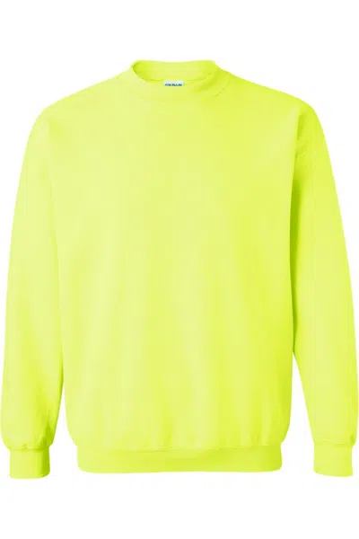Gildan Heavy Blend Unisex Adult Crewneck Sweatshirt In Yellow