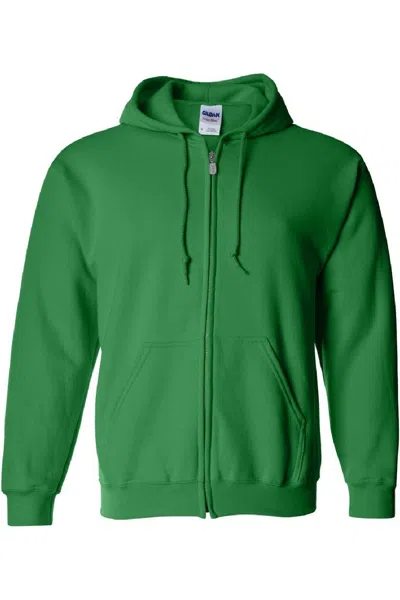 Gildan Heavy Blend Unisex Adult Full Zip Hooded Sweatshirt Top In Multi