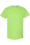 Gildan Mens Heavy Cotton Short-sleeved T-shirt In Green