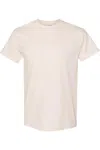 Gildan Mens Heavy Cotton Short-sleeved T-shirt In White