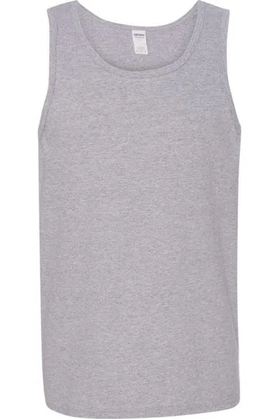 Gildan Heavy Cotton Tank Top In Gray