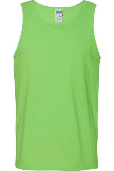 Gildan Heavy Cotton Tank Top In Green