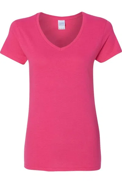 Gildan Heavy Cotton Womens V-neck T-shirt In Multi
