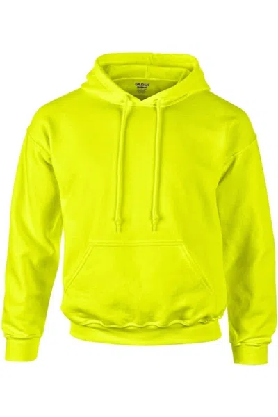 Gildan Heavyweight Dryblend Adult Unisex Hooded Sweatshirt Top / Hoodie (13 Colours) In Green
